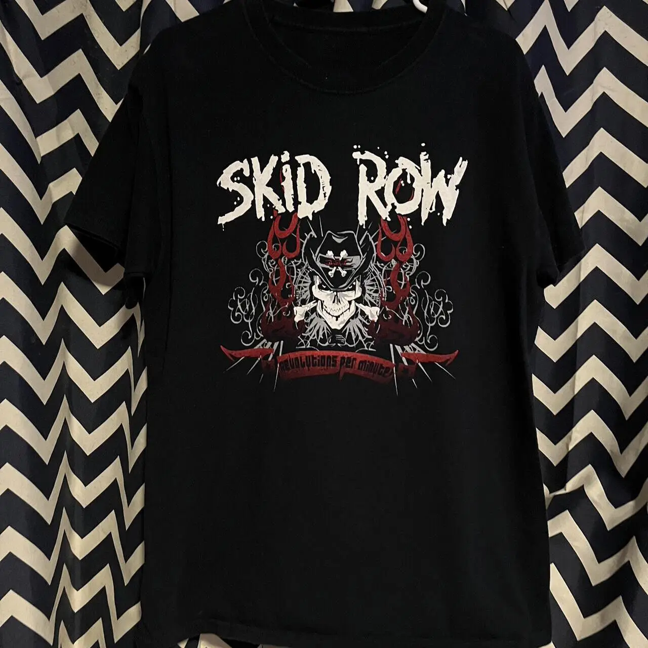 New Skid Row Band Members Black Heavy Cotton Size S-4XL Shirt TT496