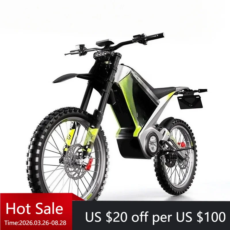 

Tc Cross-border hot-selling 72V 8000W high-power lithium battery 80km/h long battery life off-road electric motorcycle model D7
