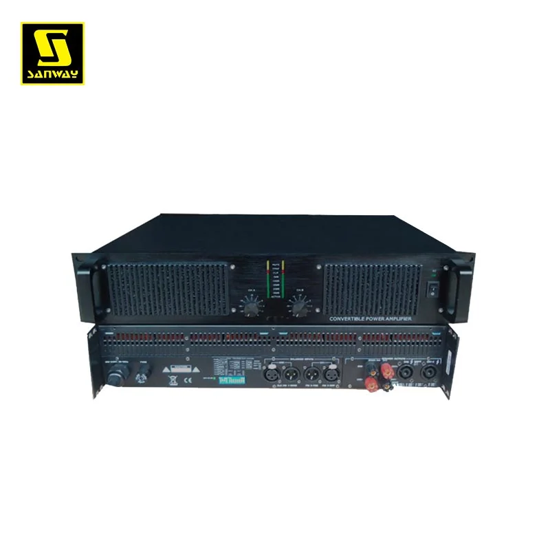 2 Channel Switching Power Amplifier Home Theater Stereo Audio Amplifier