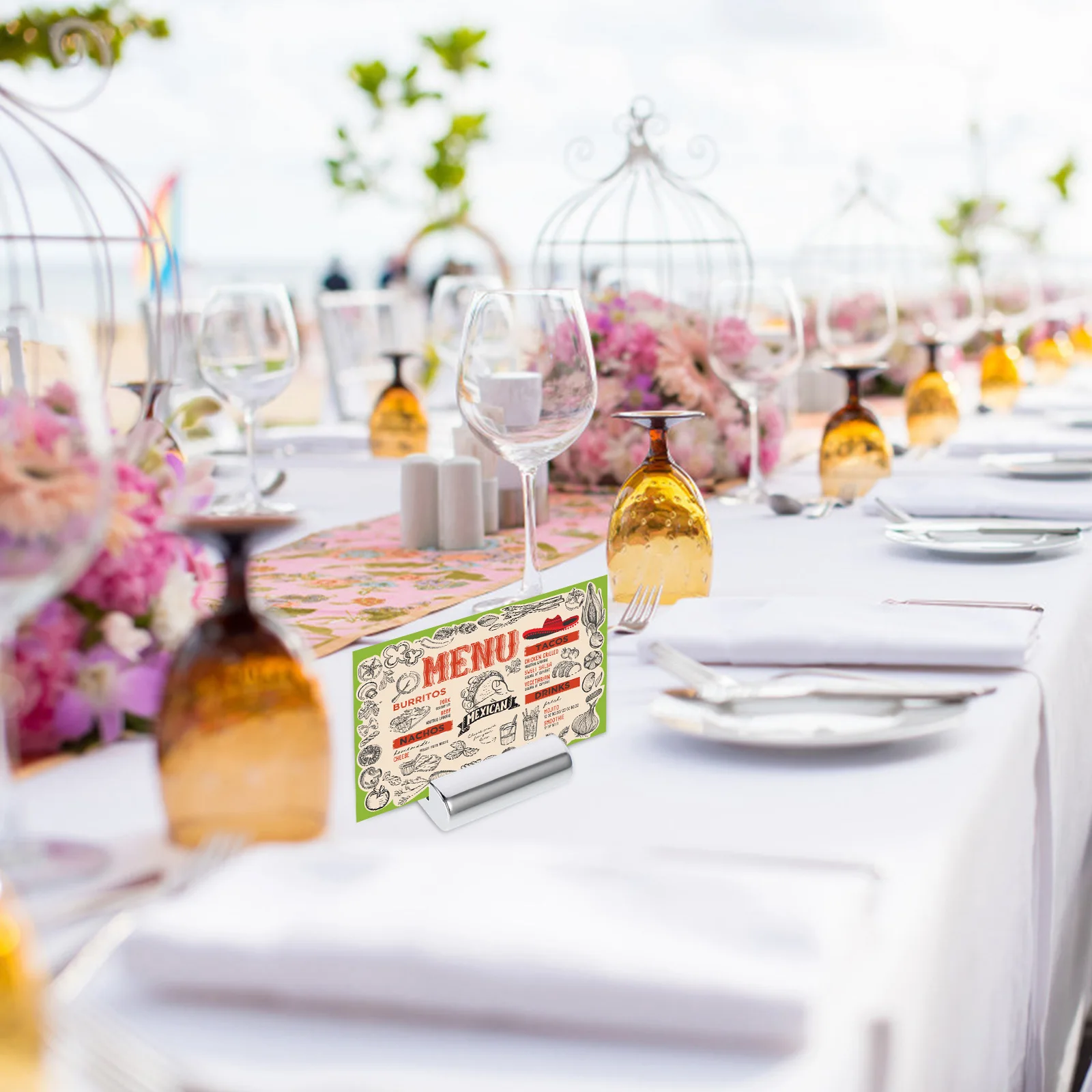 2 stücke Metall Tag Preis Rack Backen Label Halter Robust Zeichen Display Clip Für Einzelhandel Shop Büro Werbung Display Clamp Datei