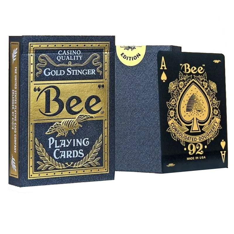 Bee Gold Stinger Playing Cards Deck Card Games Magic Tricks