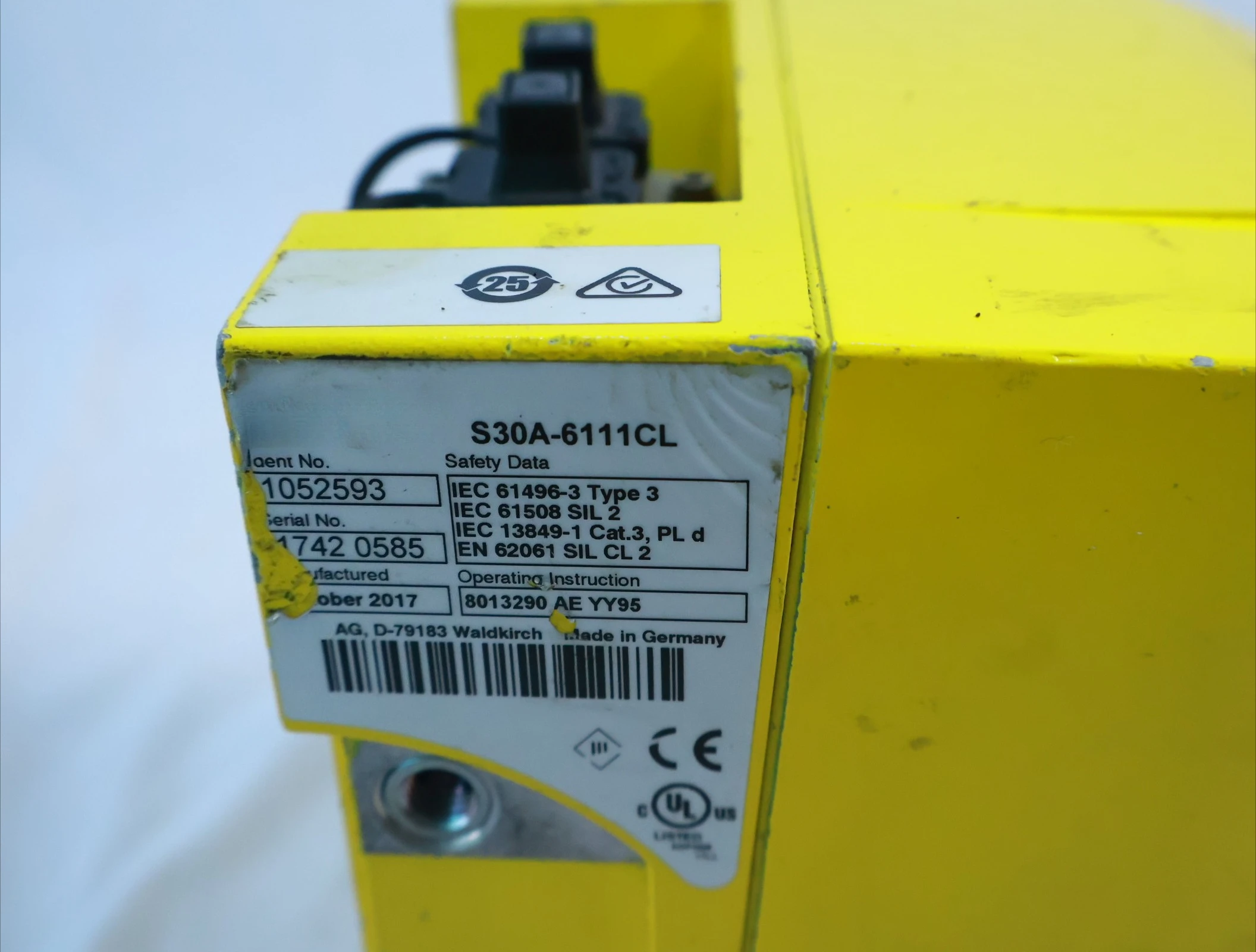 Used S30A-6111CL For SICK S30A-6111CL Laser Safety Scanner S30A-6111CL1052593