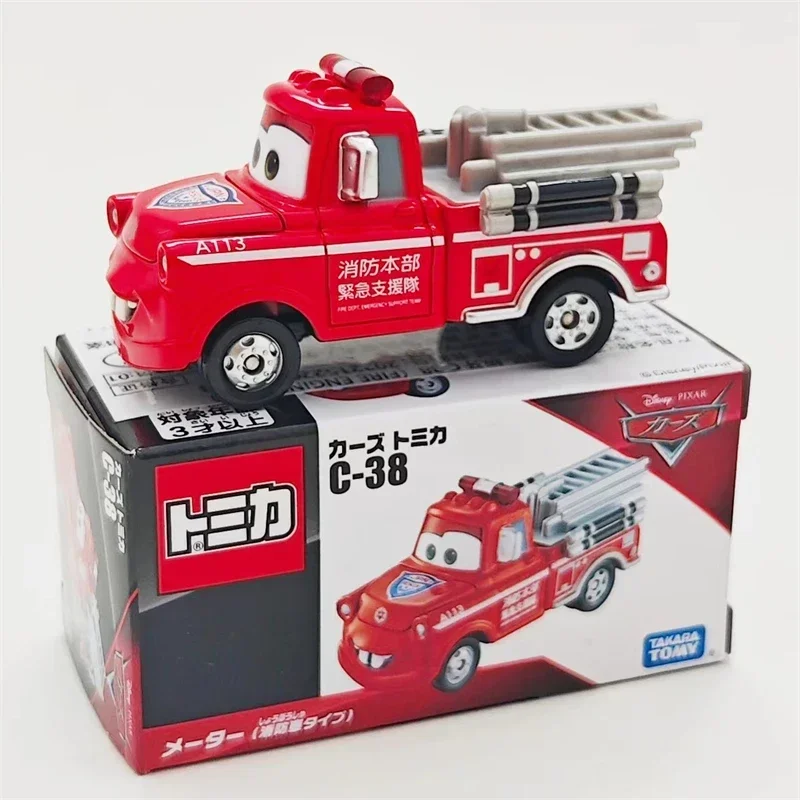 TAKARA TOMY TOMICA 레이싱 스토리 맥퀸 경찰차 합금 모델, 어린이 장식 장난감 컬렉션, 어린이 선물