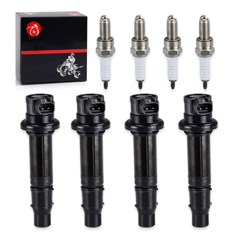 

Ignition Coil & Spark Plug For Yamaha YZF-R1 2002-2006 YZF-R6 2006-2007 FZ1 2006-2014 Vmax 1700 2009-2020 FZS1 2015