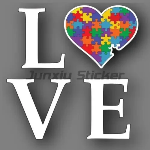 Autistic Sticky Furry Car Sticker Warning Mark Vehicle Decal for Autism Awareness Truck Window Decal view 6