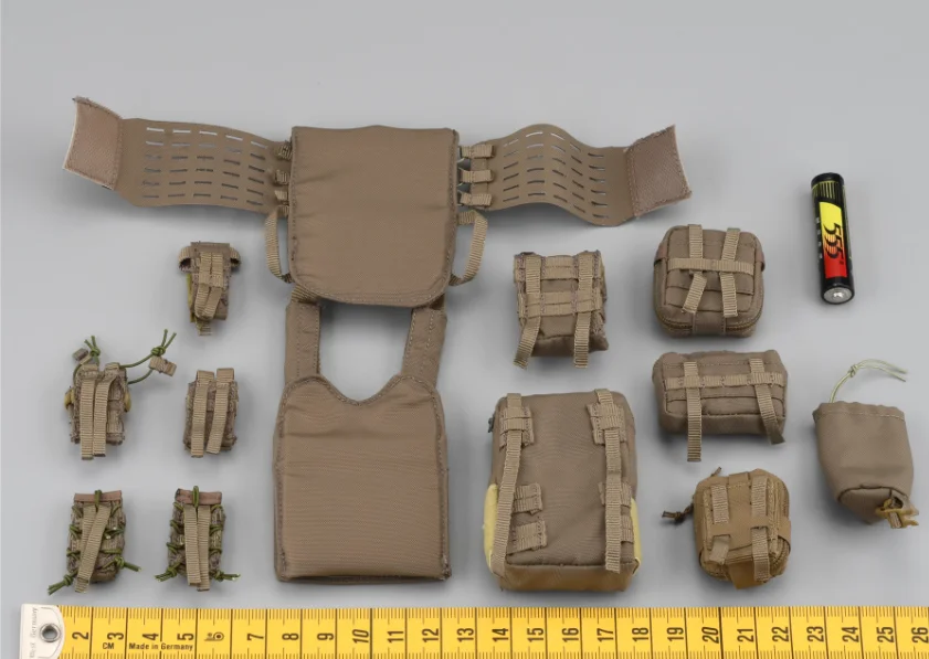 1/6 Easy & Simple ES 26050R Soldaat Hang Borst Vest Zakken Been Knie Pad Fit 12 "COO DAM 3A Action Figure DIY
