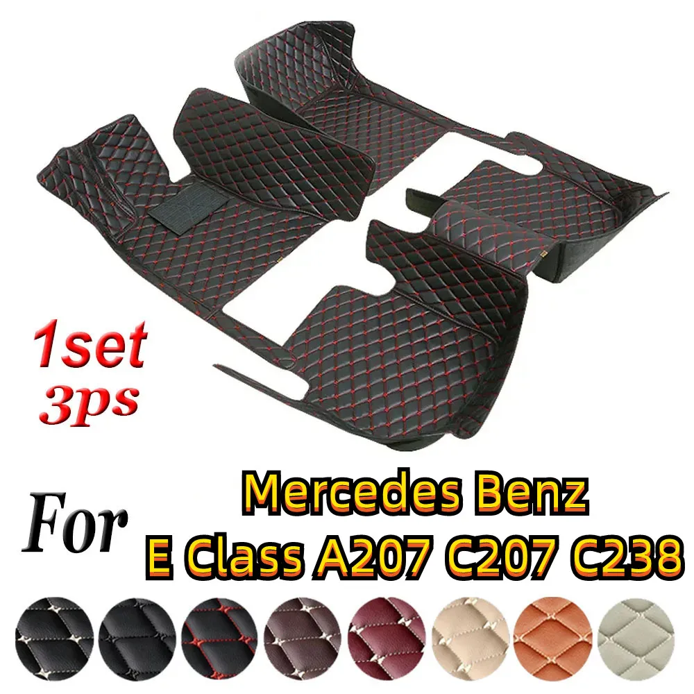 

Custom Car Floor Mats for Mercedes Benz E Class A207 Convertible 2010-2012 C207 C238 2 Doors EQA 2023 Liner Waterproof Anti-Slip