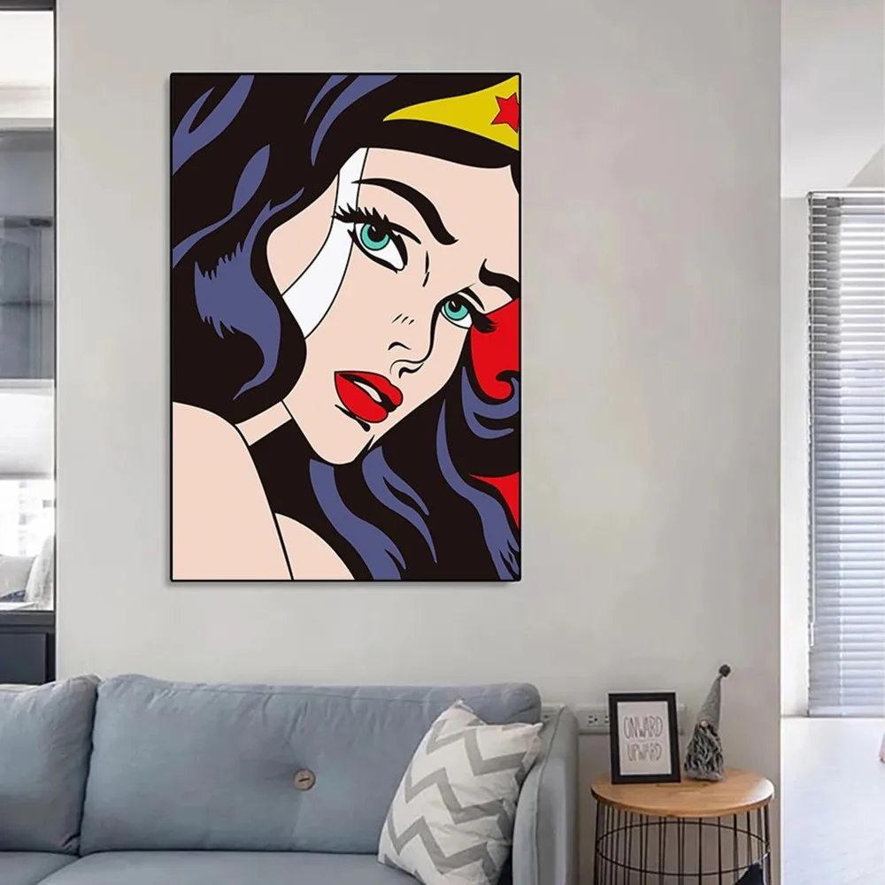 Artwork Roy Lichtenstein Poster No Framed Poster Kraft Club Bar Paper Vintage Poster Wall Art Painting Bedroom Study Stickers