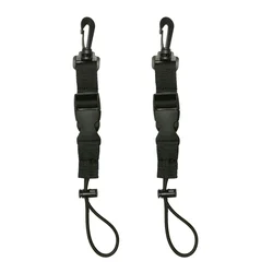 2PCS Diving Camera Lights Lanyard Strap Backpack Quick Release Buckle Clip Diver Torch Holder Buckle