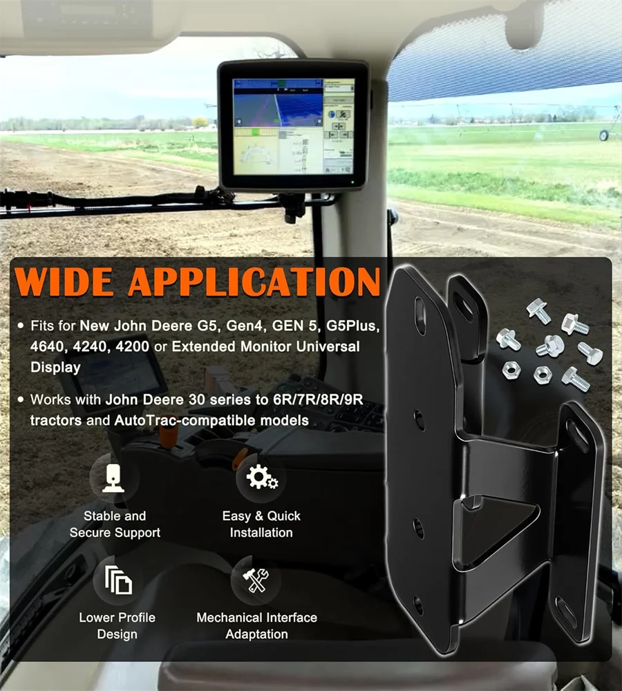 ANX Universal Display-Montageadapter-Kit BPF11839 für John Deere G5 GEN 4 GEN 5 G5Plus 4640 4240 4200 Displays Bildschirm Monitor – Detail 6