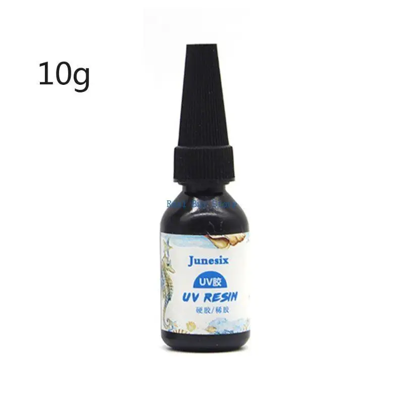 U13D 100ml/3.5oz UV راتنج واضح إيبوكسي راتنج كريستال صلب غراء علاج شمسي ضوء الشمس #4