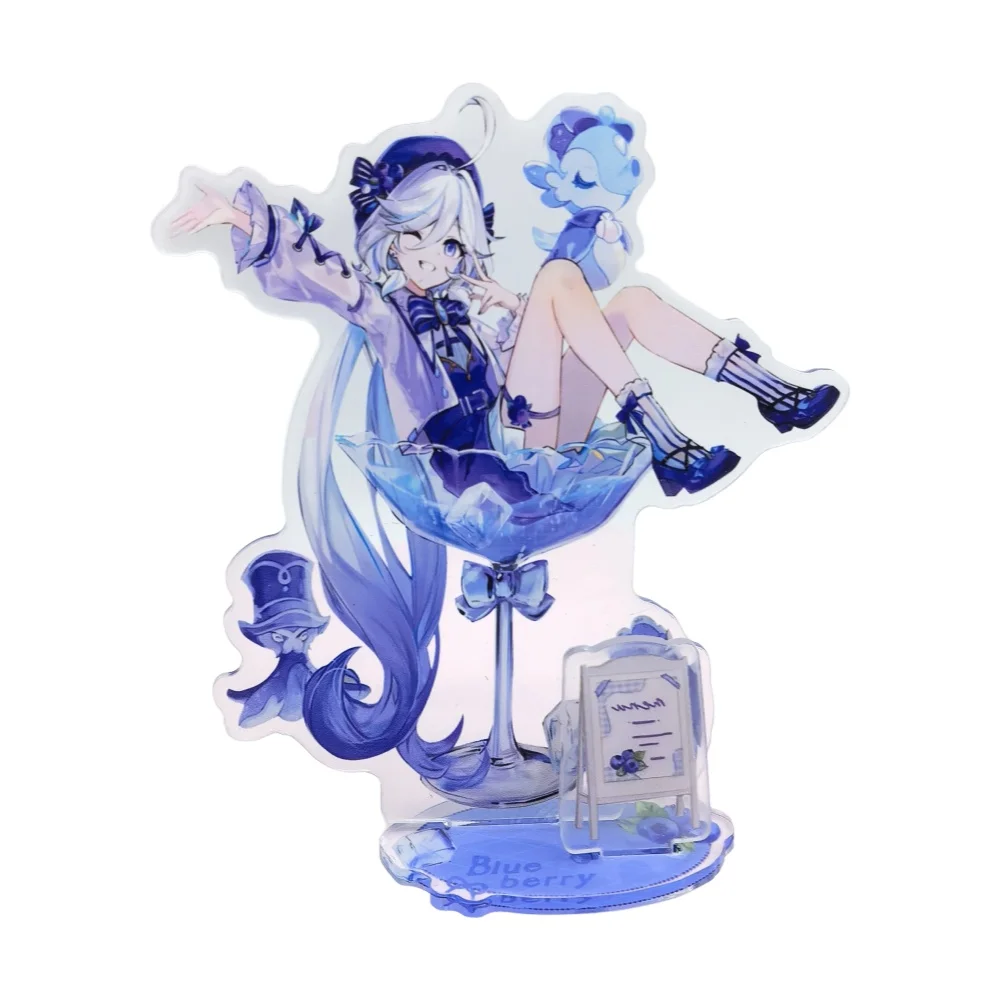 1Pc Anime gra Genshin Impact Sweet Venti Furina karta postaci Cosplay dekoracja stołu akrylowa płyta stojąca prezenty dla chłopców — zdjęcie 2