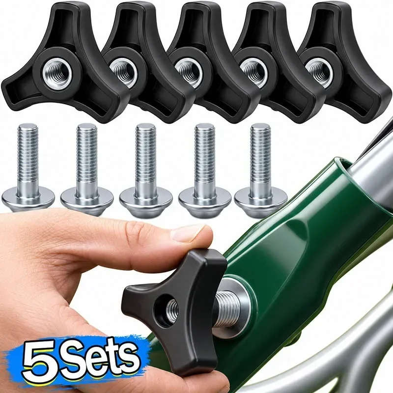 Lawn Mower Accessories Triangle Handle Bar Wheel Knob Bolt Fasteners Replacement For Honda Machine Garden Tool Hardware Parts