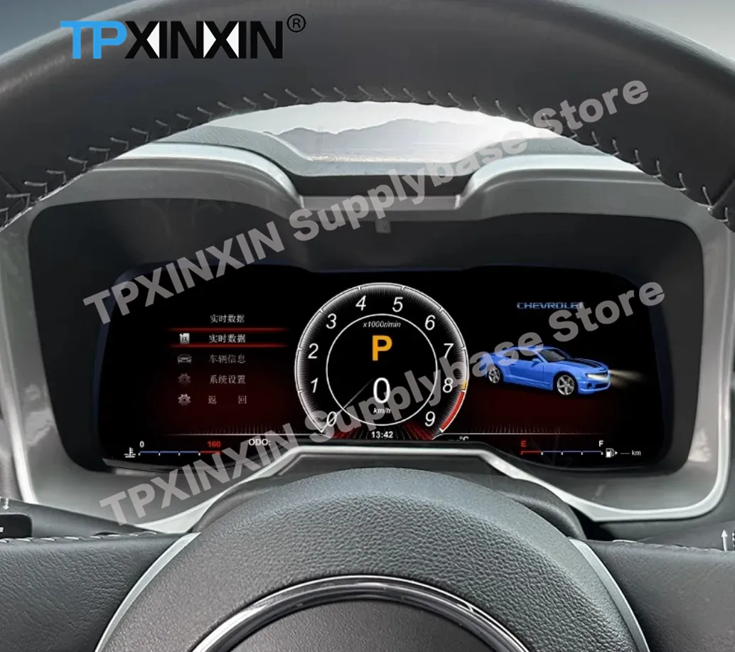 Digital Performance Display Dashboard For Chevrolet Camaro 2010-2015 LCD Speed Table Car Virtual Information Navigation