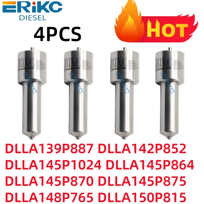 

4 PCS DLLA139P887 DLLA142P852 DLLA145P1024 DLLA145P864 DLLA145P870 DLLA145P875 DLLA148P765 DLLA150P815 Diesel Injector Nozzle