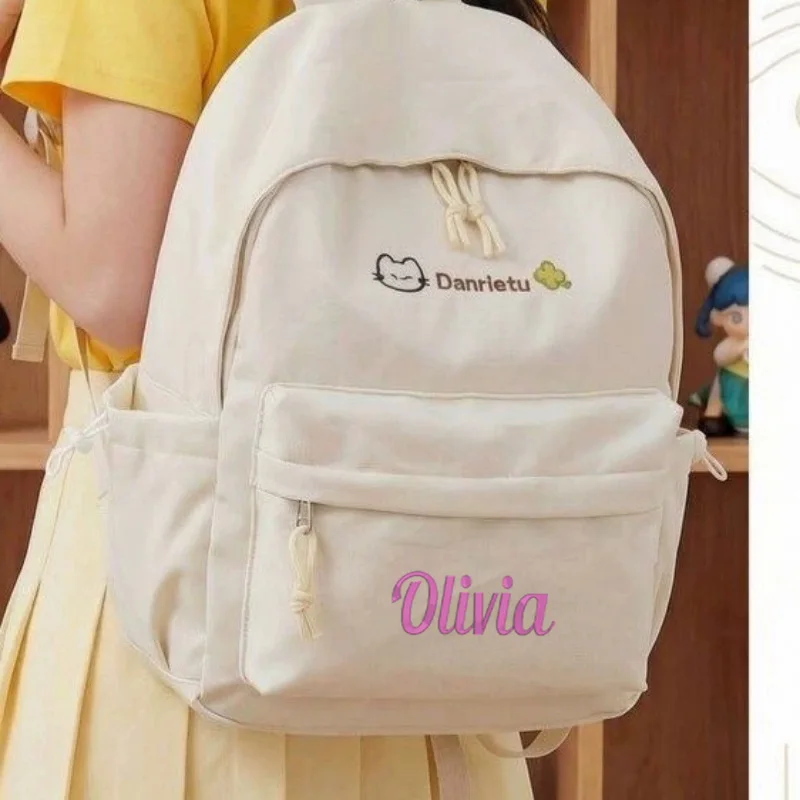 Personalized customized backpack for women 2026 new lightweight middle and high school students, short distance travel backpack