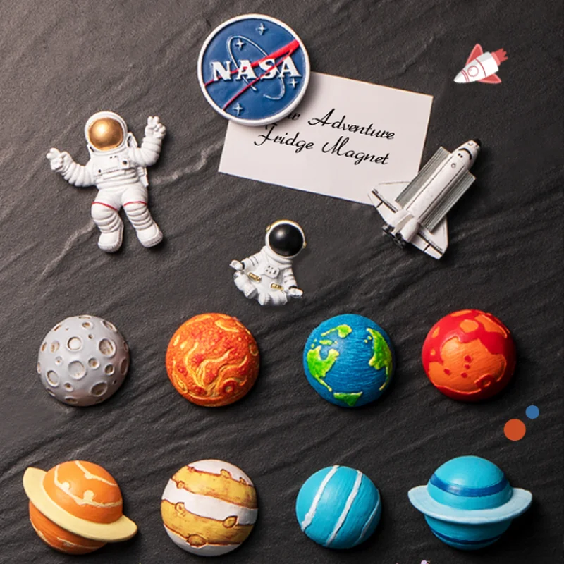 Happy Planet Series Space Astronaut 3D Fridge Magnet