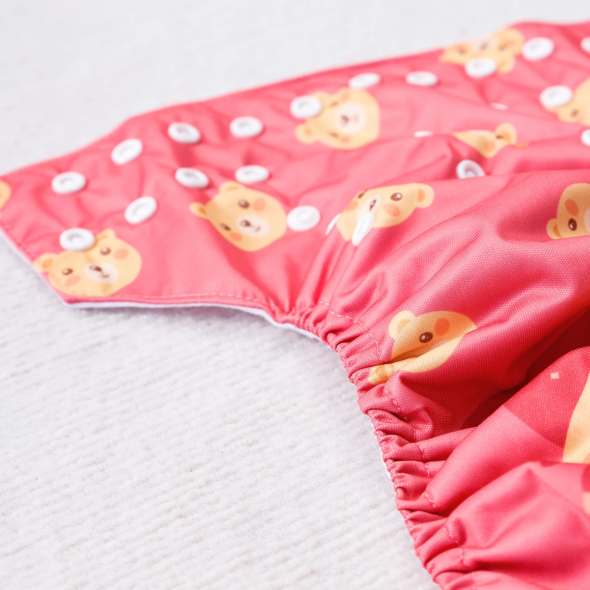 Elinfant 방수 재사용 가능한 빨 수있는 아기 천 기저귀 3-15kg, 디지털 위치 인쇄 방수 변기 훈련 바지