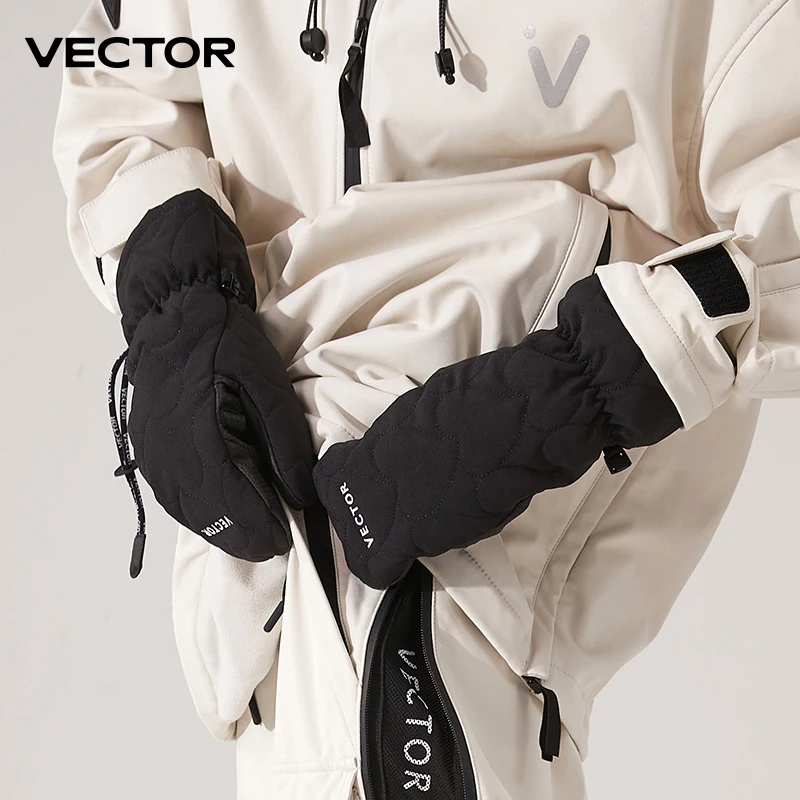 Gants de Ski VECTOR Winter pour hommes et femmes, antidérapants et coupe-vent, pour Snowboard, écran tactile thermique chaud, 3M