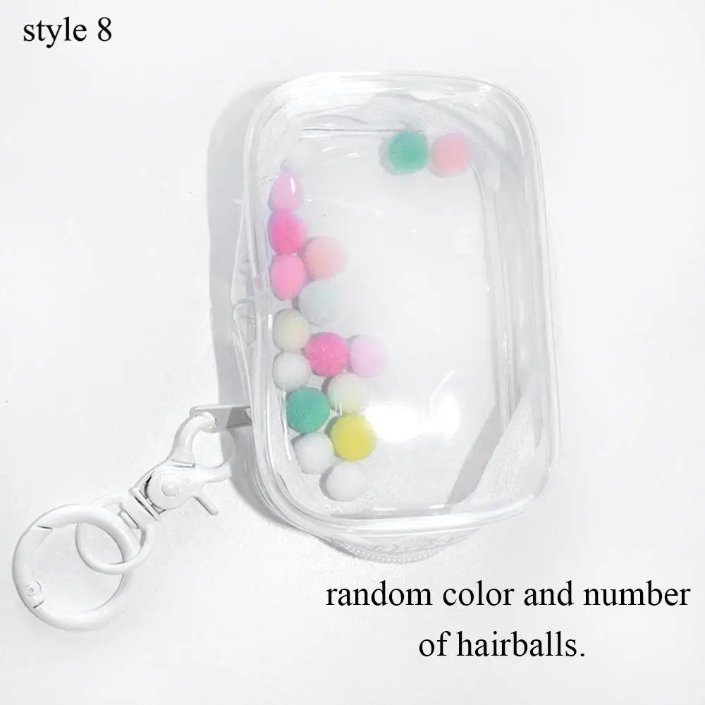 1pcs Transparent Mystery Box Keychain Bag Storage Case Organizer Box Storage Pouch Jewelry Wallet Thicken Toy Doll Gifts Bag