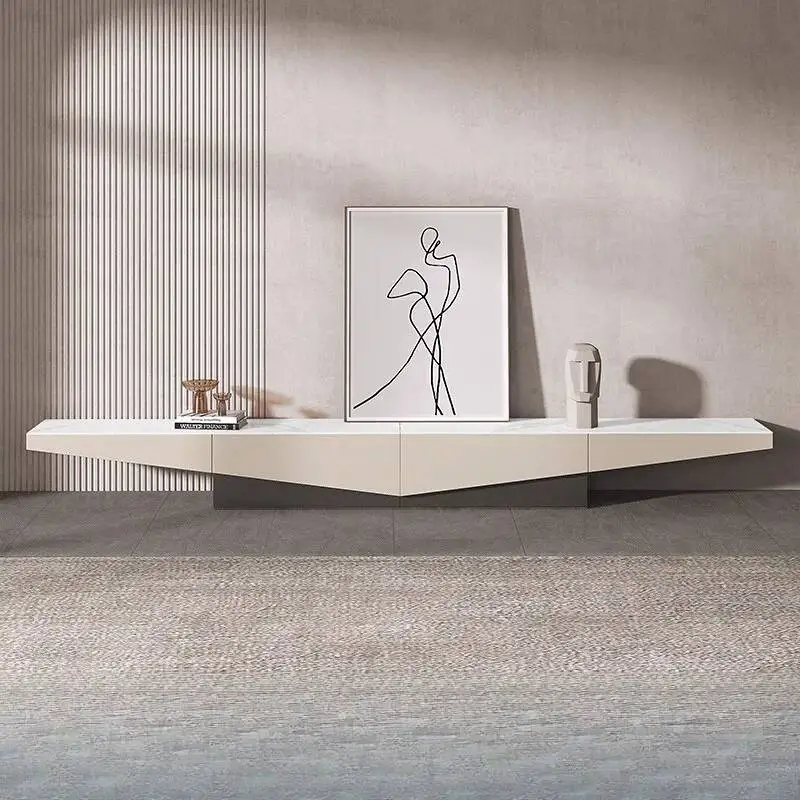 

Unique White Simple Tv Cabinet European Classic 200Cm Designer Living Room Tv Cabinet Modern Mueble Televisor Furniture Home