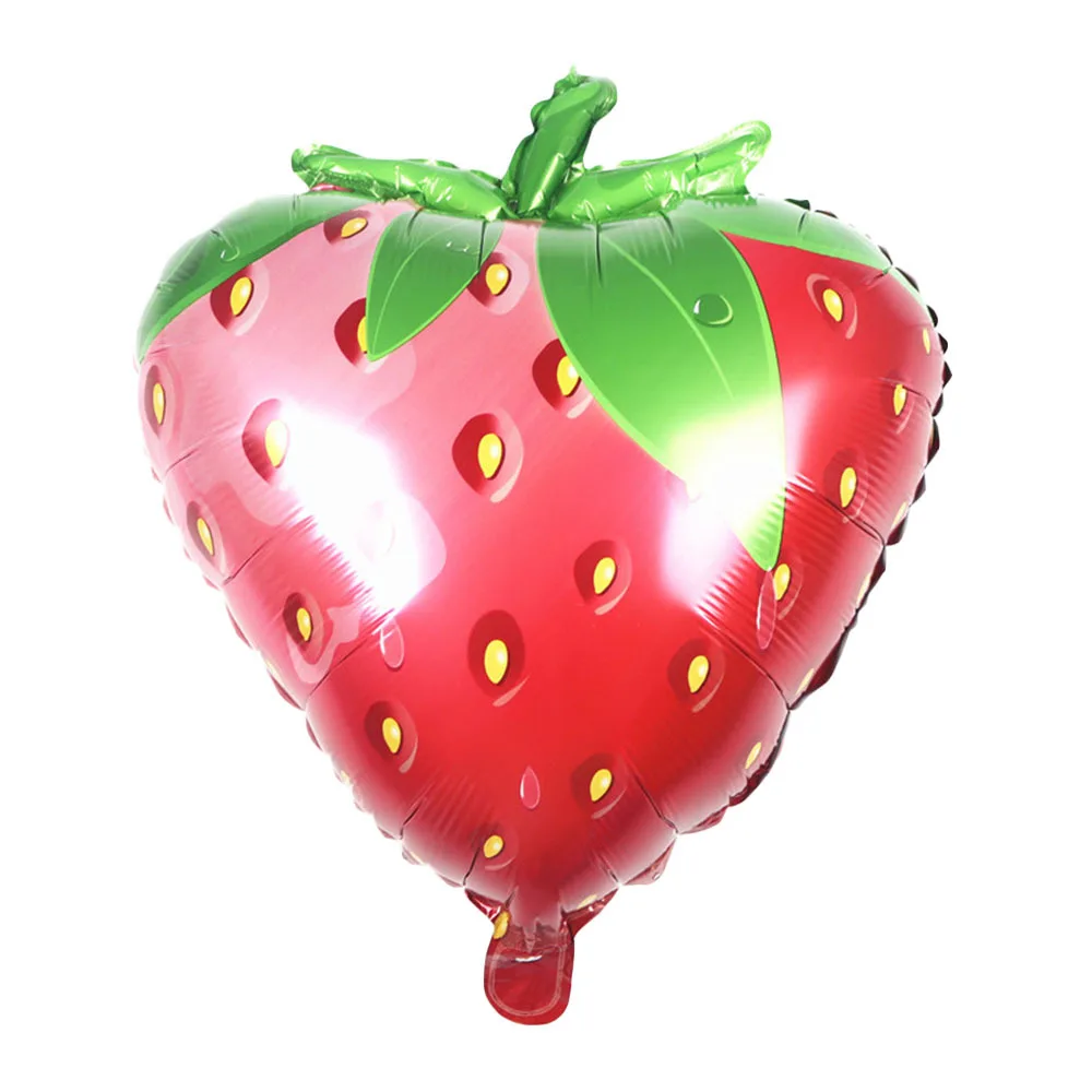 1Pc Strawberry Party Balloons Large Strawberry Foil Balloon for Birthday Fruit Theme  Baby Shower Kids Birthday Party Decoration