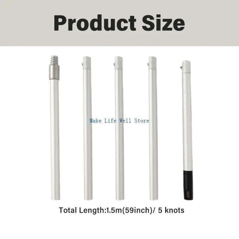  Multipurpose 5pcs Paint Roller Extension Set Multifunction Paint Roller Extension Poles Completes Painting Tool set 1.5m