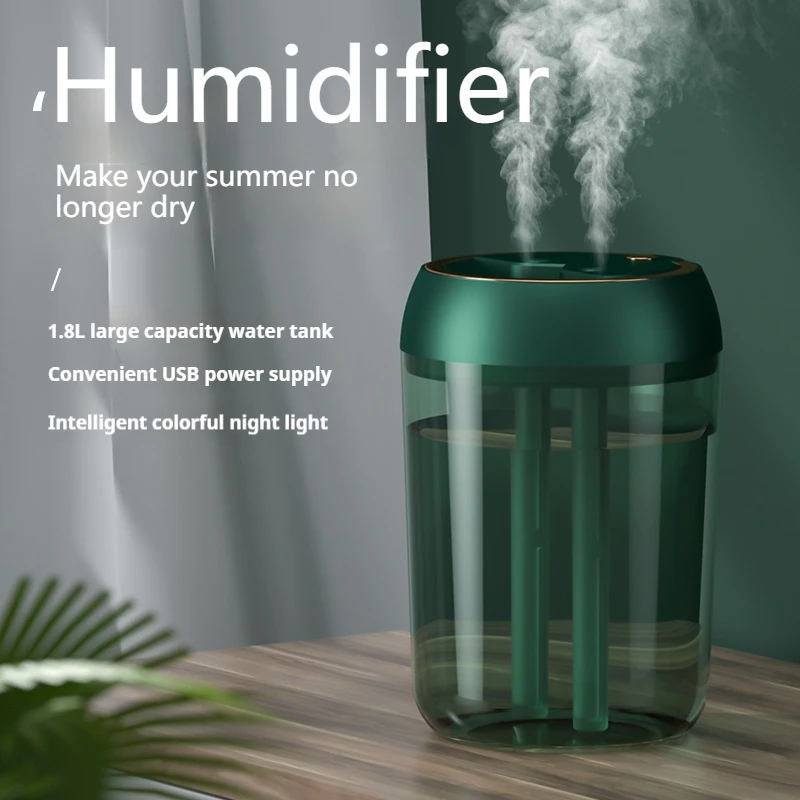 

Humidifier With Night light Summer essential Maintain humidity Make summer no longer dry For Home Office