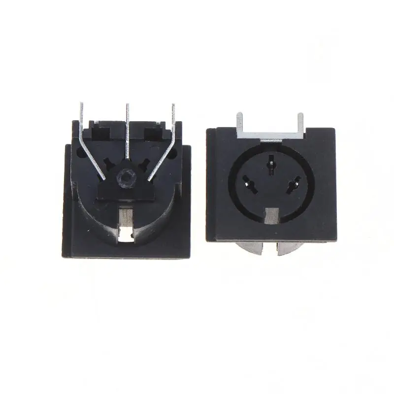 New 2PCS 3 4 5 6 7 8 Pin Mini DIN Female Socket Connector 3 4 5 6 8 Poles DIN Jack Mini Circular Keyboard And Mouse Socket