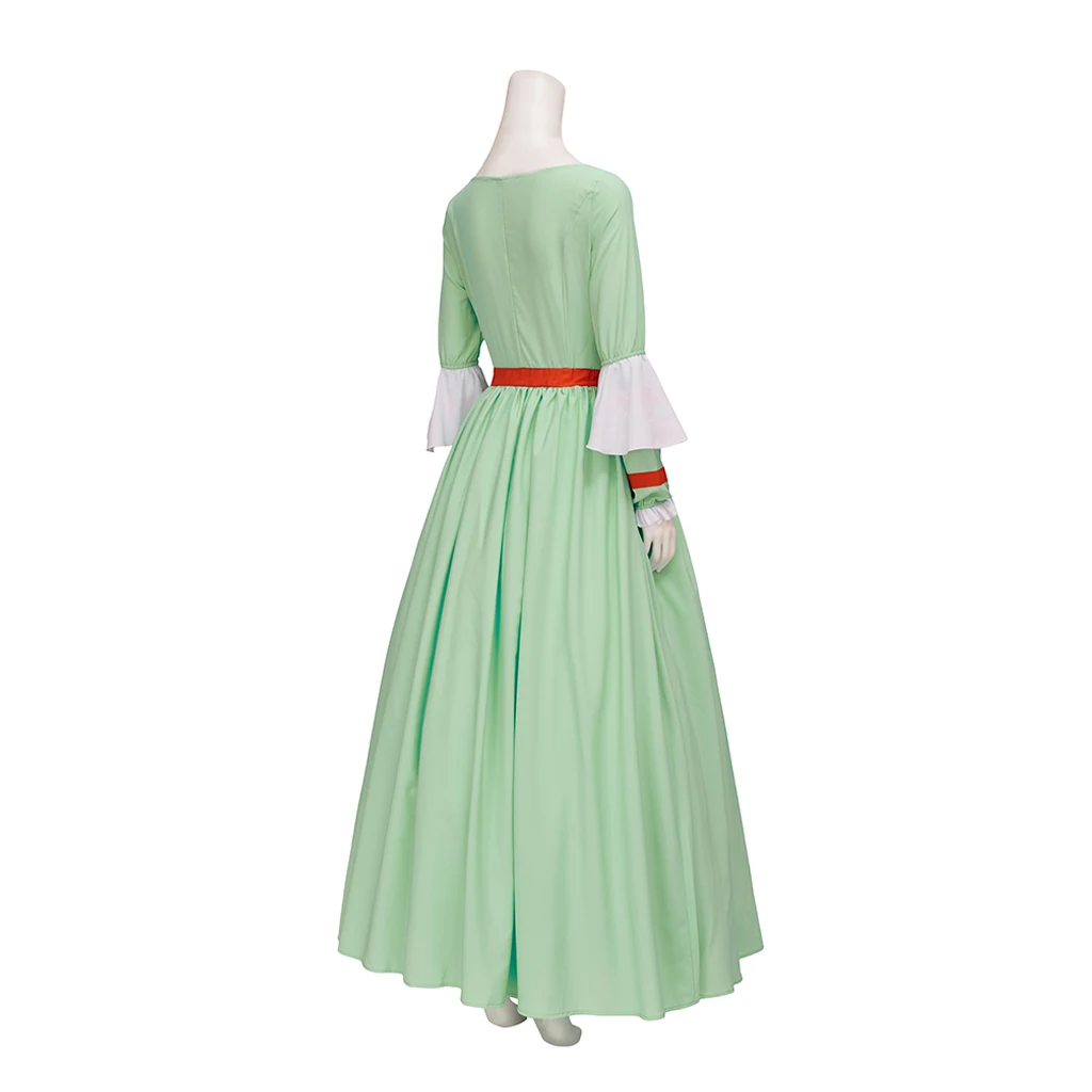 Muzikale Kiss Me Kate Ann Miller Bianca Cosplay Kostuum Victoriaanse Fancy Groene Jurk Broadway Stage Performance Outfits