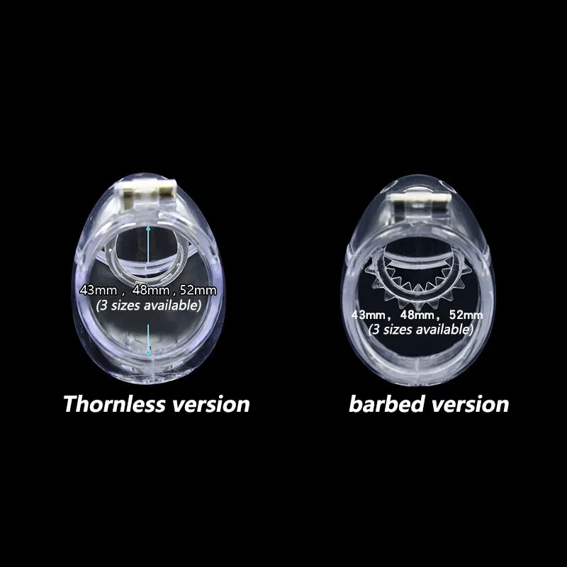 New Full Bondage Egg Type Male Chastity Cage Lock With Devices Scrotum Ball Stretcher Thorn Ring Cock Cage Sex Toys For Men