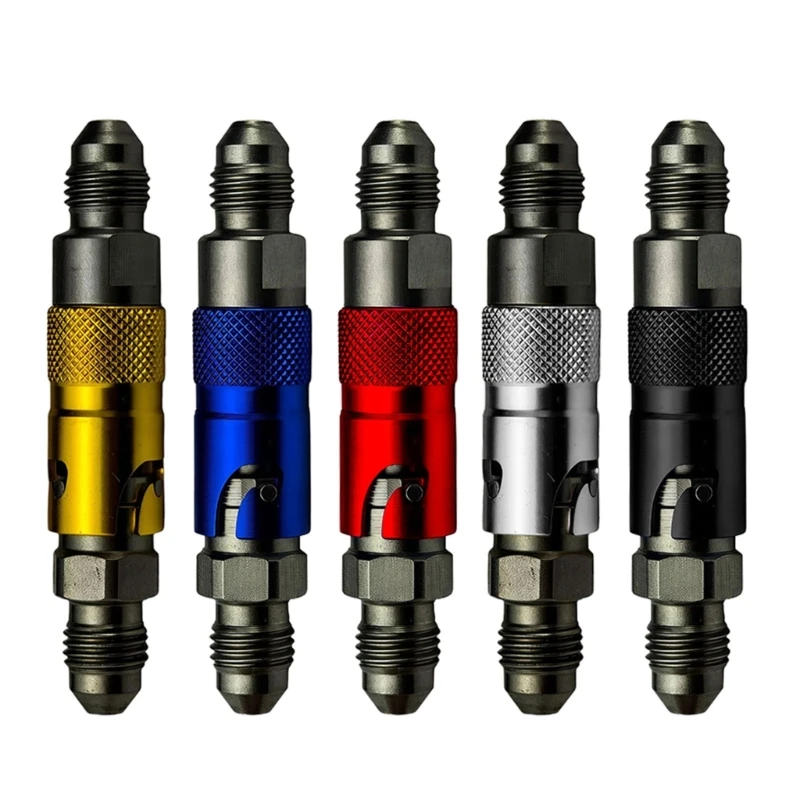 Motorcycle Hydraulic Line AN3 Quick Disconnect Fitting, 7075 Aluminum Coupler for Routine Brake Service Tasks Daily