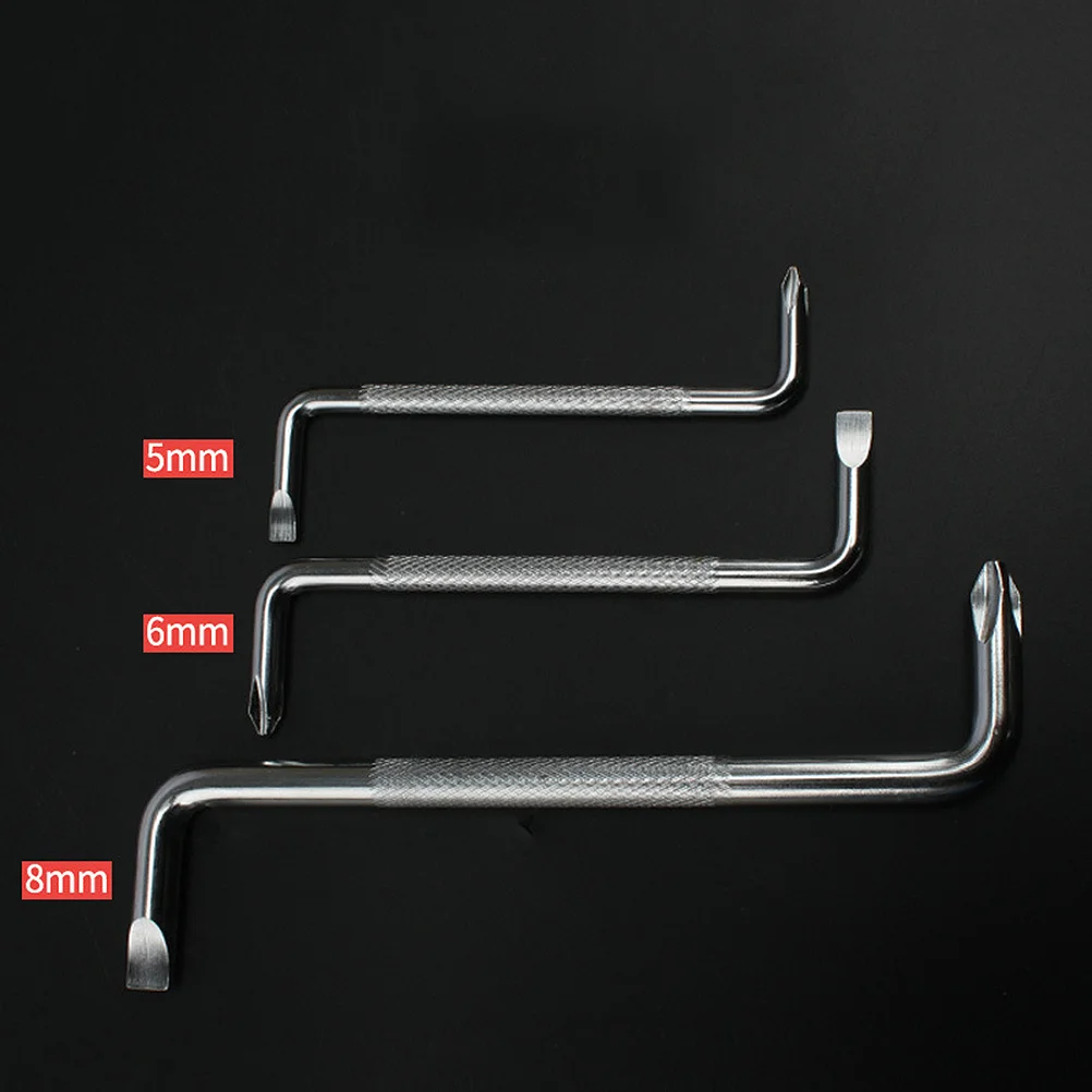 

3Pcs Double Side Z Shape Screwdriver Set Carbon Steel Slot Cross Precision Tool for Electronics Repair Rc Drone Multifunctional