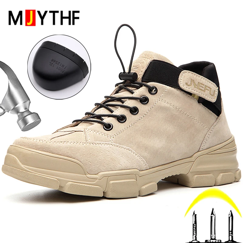 

High quality Men Indestructible shoes Anti scald welding shoes Work Boots Puncture-Proof Indestructible shoes safety Boots Men