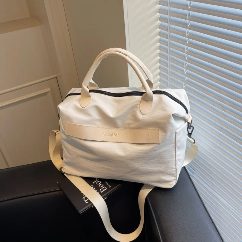 

Модная уникальная минималистичная сумка через плечо для женщин, модная однотонная кожаная сумка большой емкости для пригородных поездок