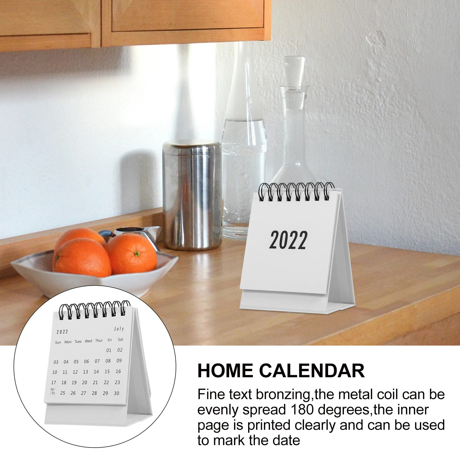

Mini Calendar Desk Calendars Calander Simple Decorative Pvc Home Daily Desktop Office for