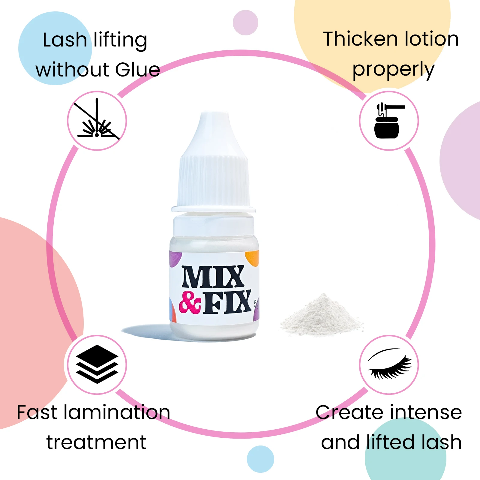 PERMANIA 5g Puder do Liftingu Rzęs Super Mix Roztwór do Trwałej na Rzęsy Bez Kleju do Koreańskiego Liftingu Rzęs Narzędzie do Urody i Zdrowia