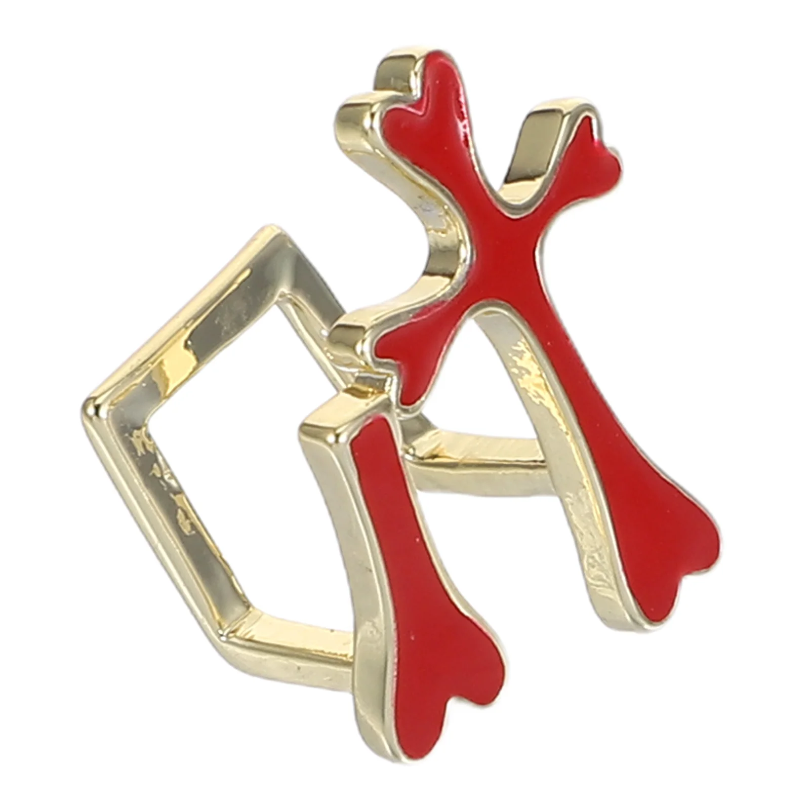 

Cross Teeth Grill Unique Design Fashion Tooth Cap Hip-Hop Style Mouth Jewelry for Halloween Parties Daily Wear