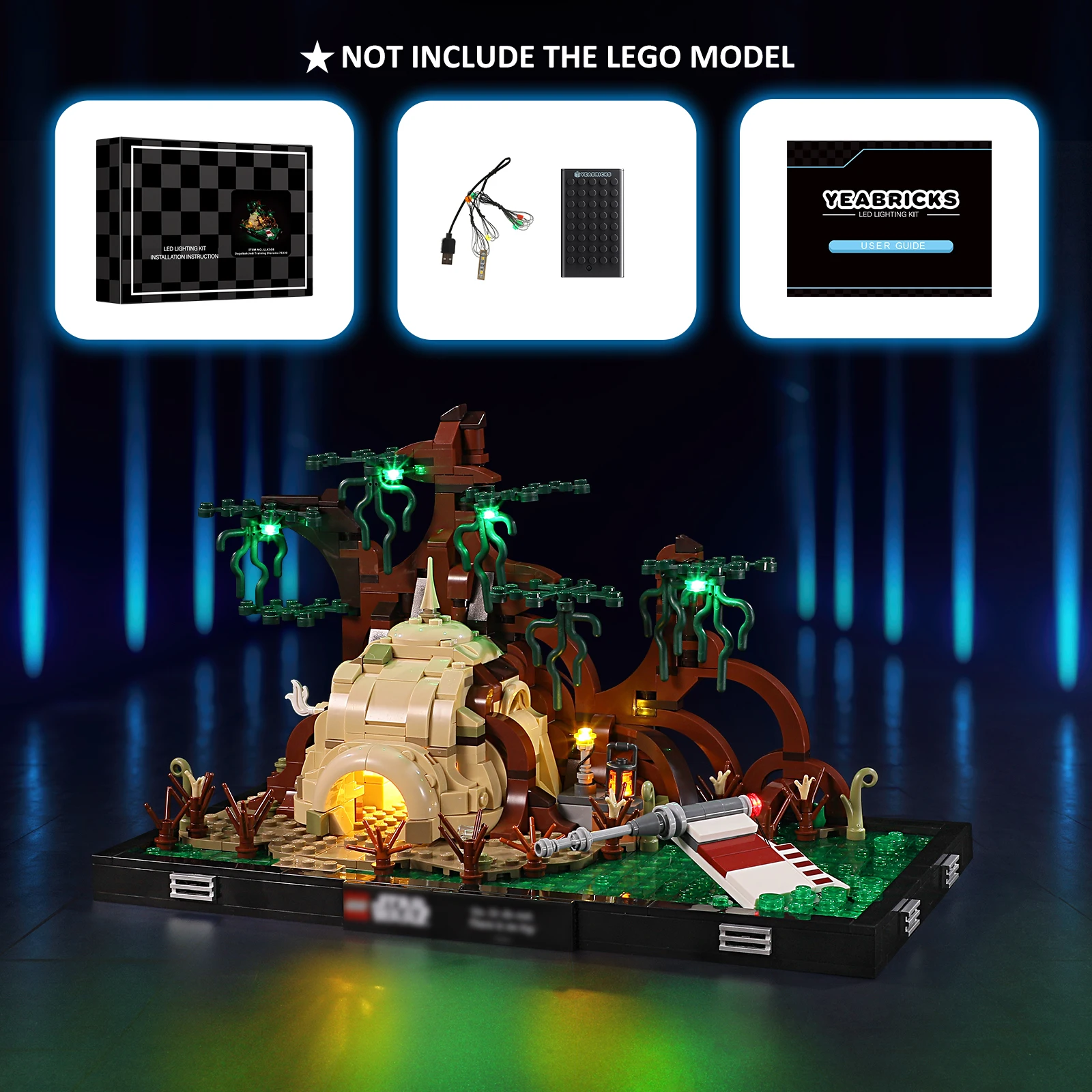 SuSenGo LED Light Kit for 75330 Training Diorama Building Blocks Set (NOT Include the Model) Bricks Toys for Children