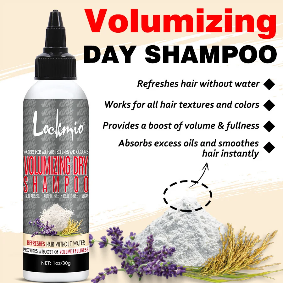 Volumizing Dry Shampoo Easy Oil Control Hair Powder Lazy Fast Fluffy Styling Artifact Natural Ingredients Wash Hair Care Product