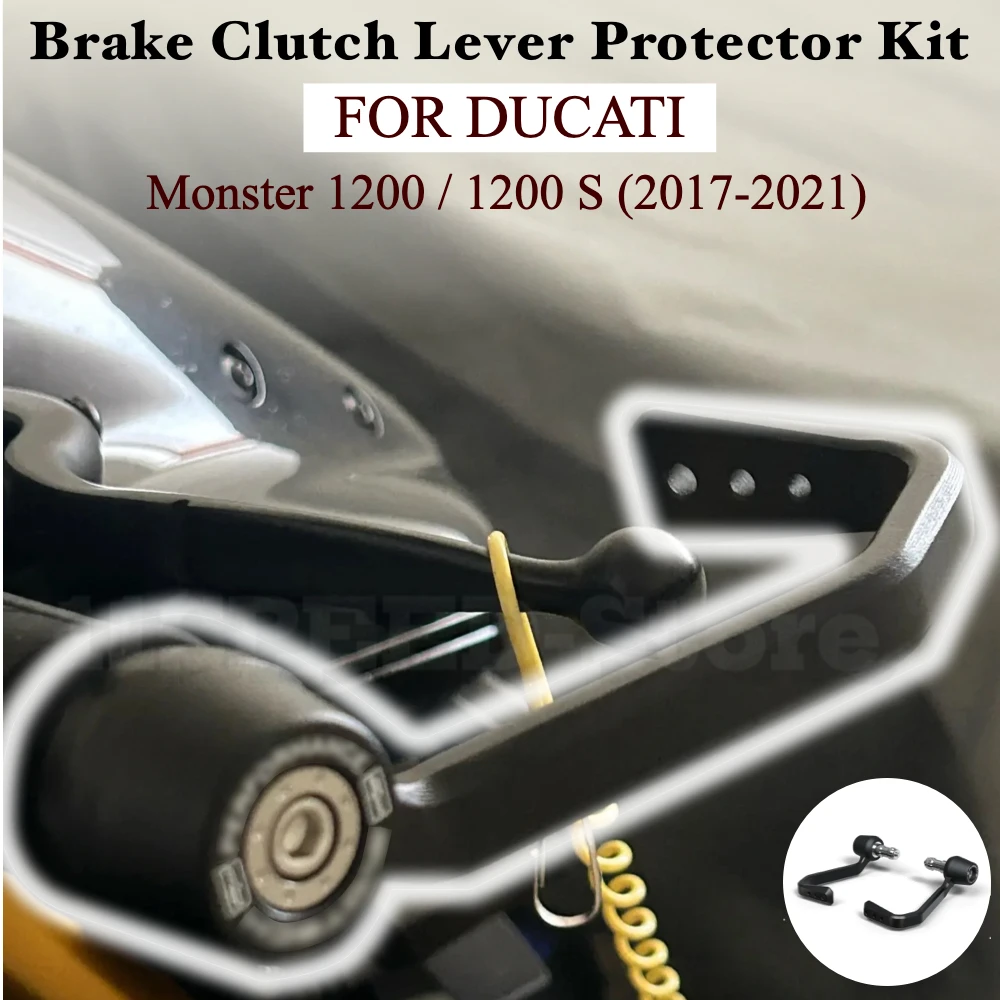 Motorcycle For Ducati Monster 1200 Monster 1200S 2017 2018 2019 2020 2021 Brake and Clutch Lever Protector Kit moto accessories