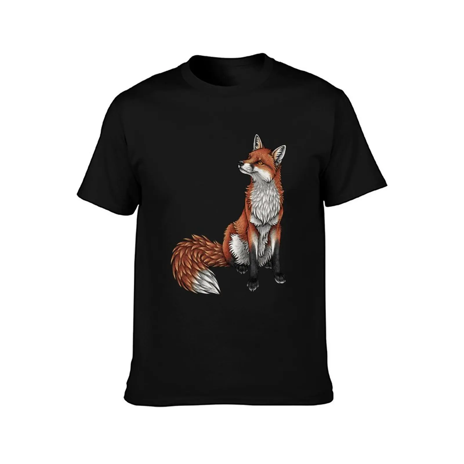 Red Fox T-Shirt vintage clothes blacks boys whites men clothes