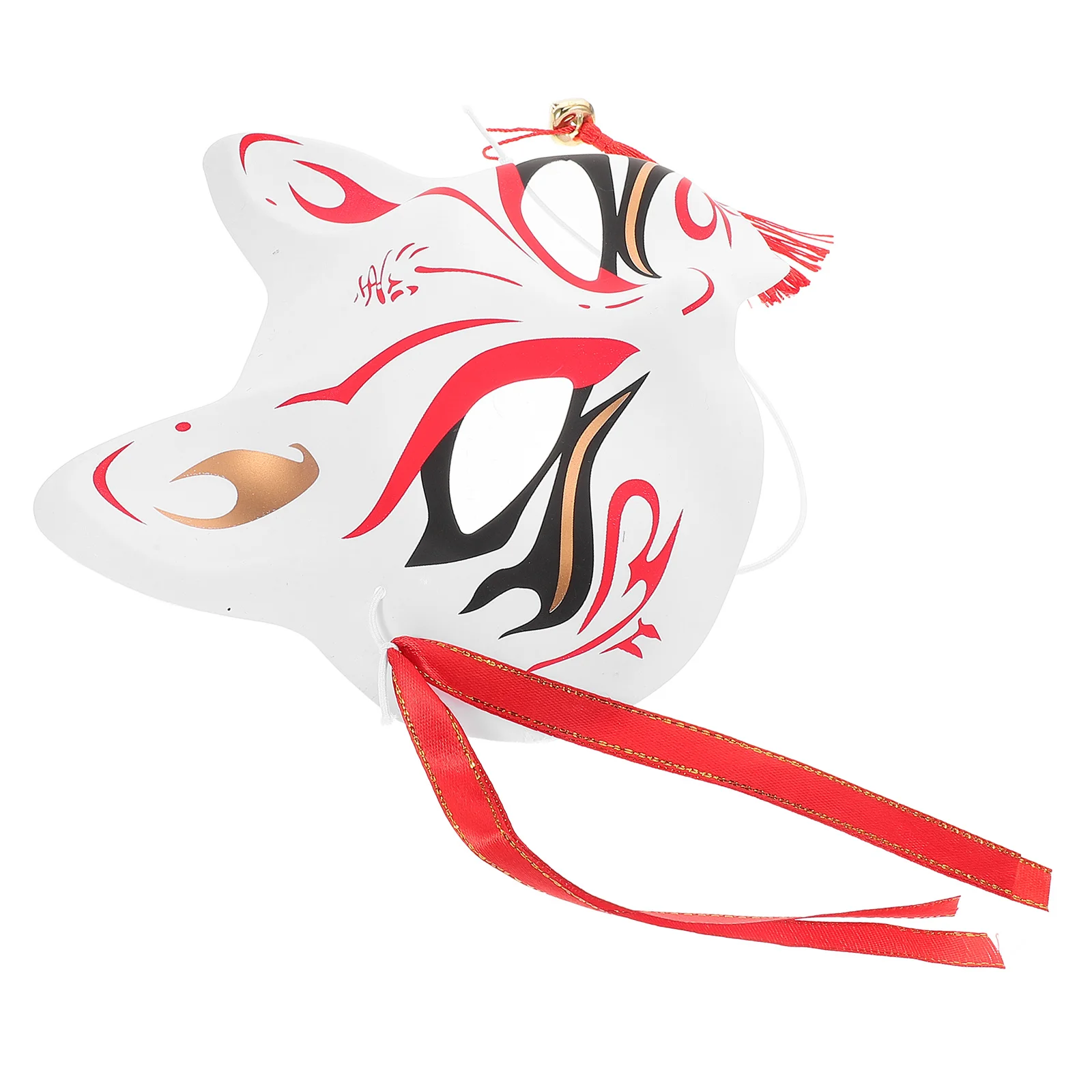 

Half Face Mask Fox Japanese Style Animal Costume Masquerade Party Cosplay Halloween Accessory Comfortable Fit
