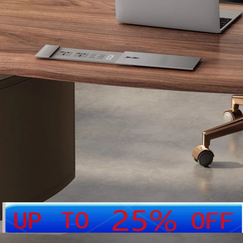 

LH solid wood desk light luxury modern Chinese desk high-end study table
