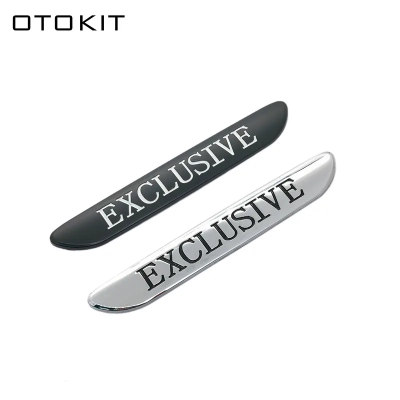 OTOKIT EXCLUSIVE Logo Car Styling Fender Body Side Stickers Emblems for Range Rover A4 A8 AMG Trax Highlander Decal Accessories