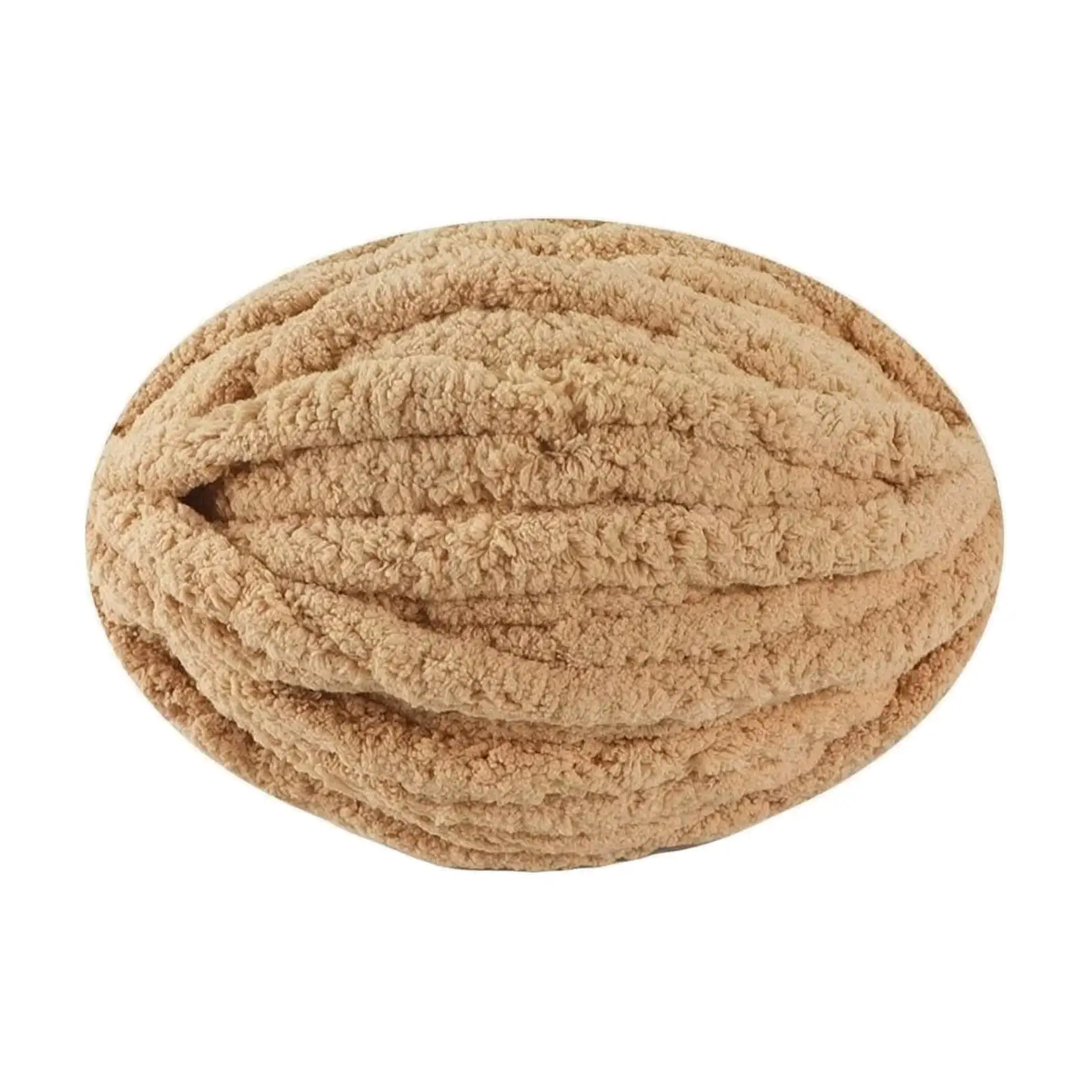 Jumbo Fuzzy Yarn Ball for Hand Knitting Blanket Silky Acrylic Chenille Fiber for Crafting Scarf Throw and Warm Pet Mattress