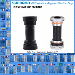 Shimano DEORE XT SLX MT800 MT801 BB52 MT501 BB93 BB80 68mm/73mm 89.5/92mm Druk BB MTB Trapas Voor M5100 M6100 M7100