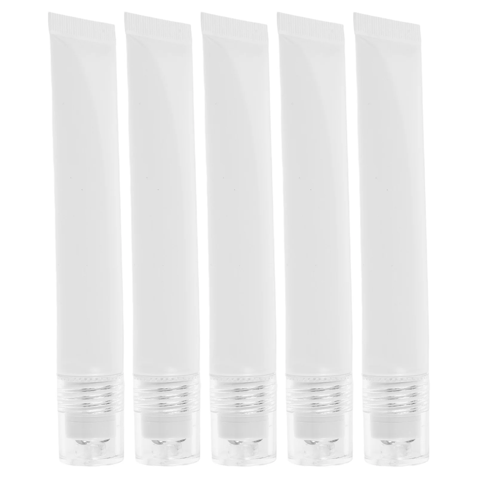 

5pcs 20Ml Refillable Eye Cream Roller Bottle Leakproof Travel Containers For Serum Hand Cream Squeeze Soft Tube Portable Roll On