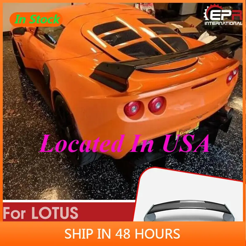 For LOTUS Elise/Exige S2 EXG Type Carbon Fiber & FRP Rear Spoiler Wing Lip Diffusers Trim Bodykits Body Kit