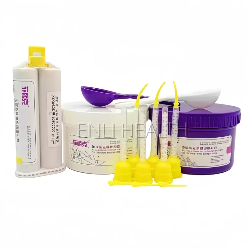 

Dental Silicone Impression Material Light Body Type 3 Dental Add Molding Silicone Rubber Impression Material and Heavy Body Kit